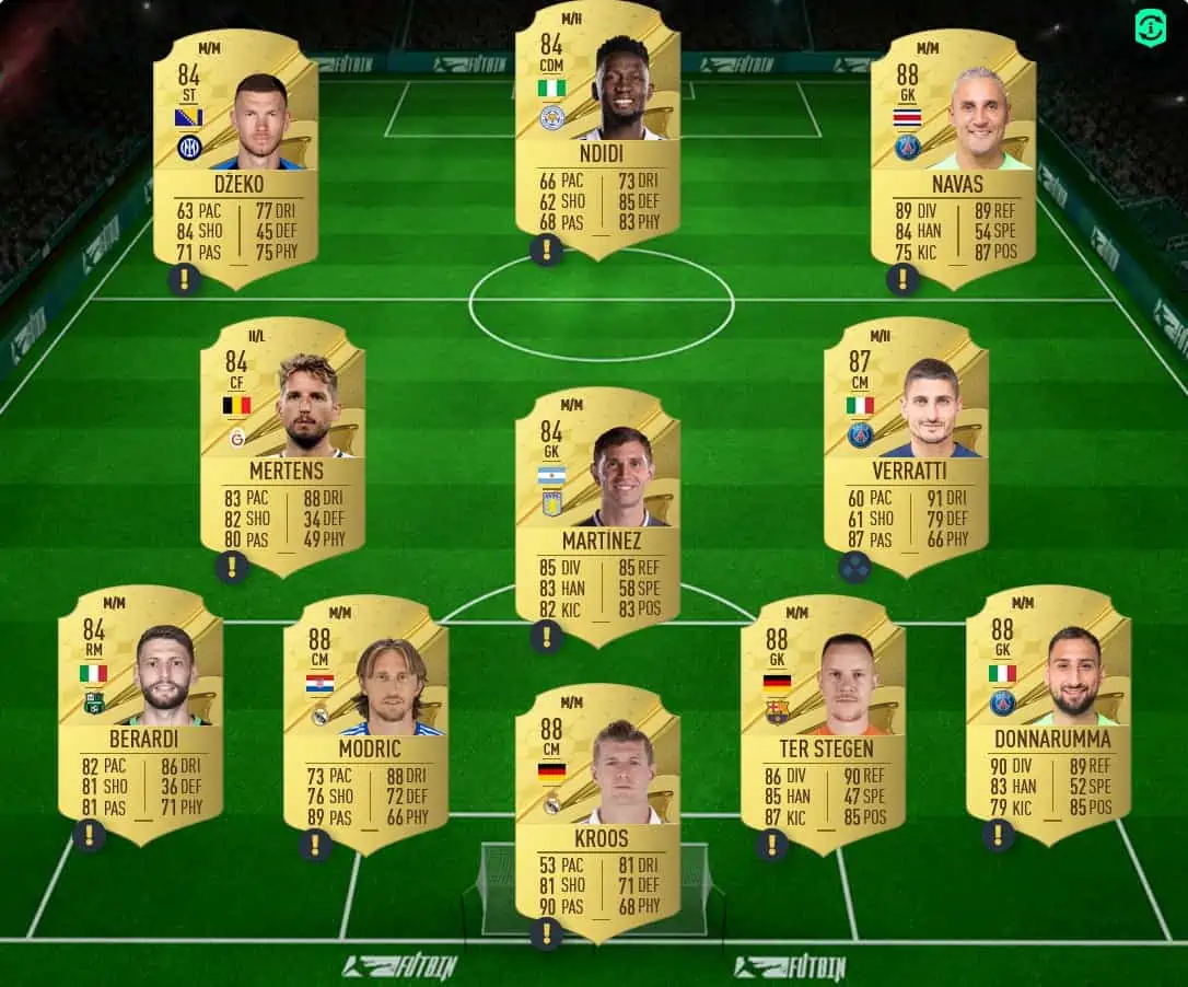 FIFA 23 SBC KEANE WORLD CUP HERO SOLUTION 4
