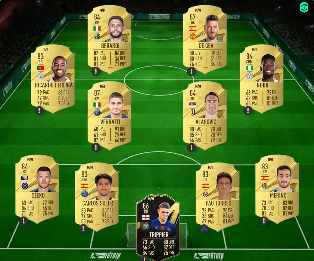 FIFA 23 SBC KEANE WORLD CUP HERO SOLUTION 2