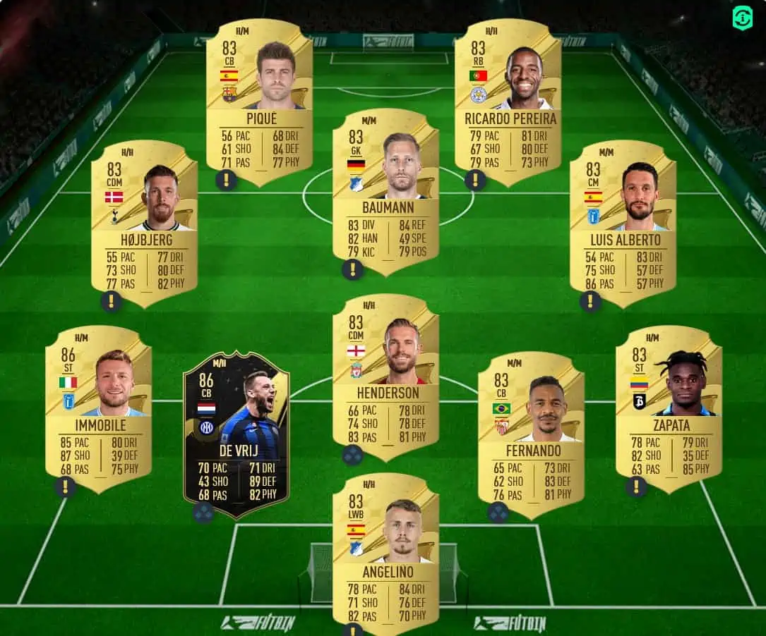 FIFA 23 sbc base fut hero solution