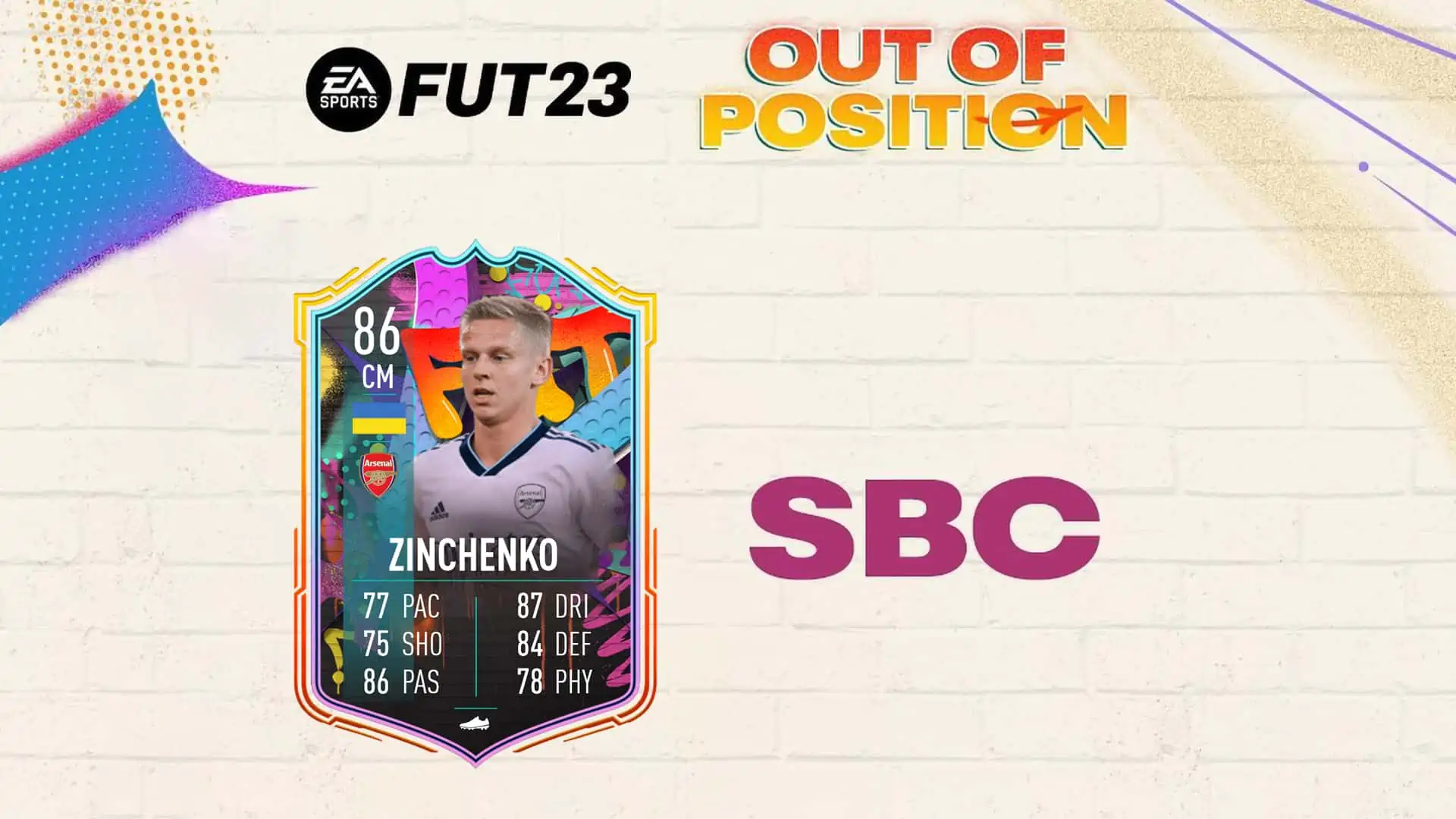FIFA 23 SBC ZINCHENKO OUT OF POSITION