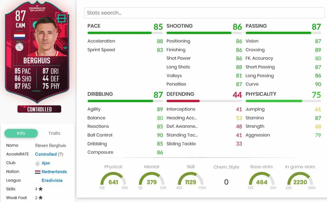 FIFA 23 BERGHUIS PTG