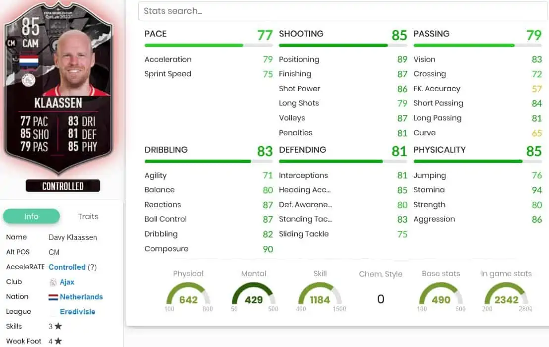 FIFA 23 SBC DIALLO VS KLAASSEN SHOWDOWN