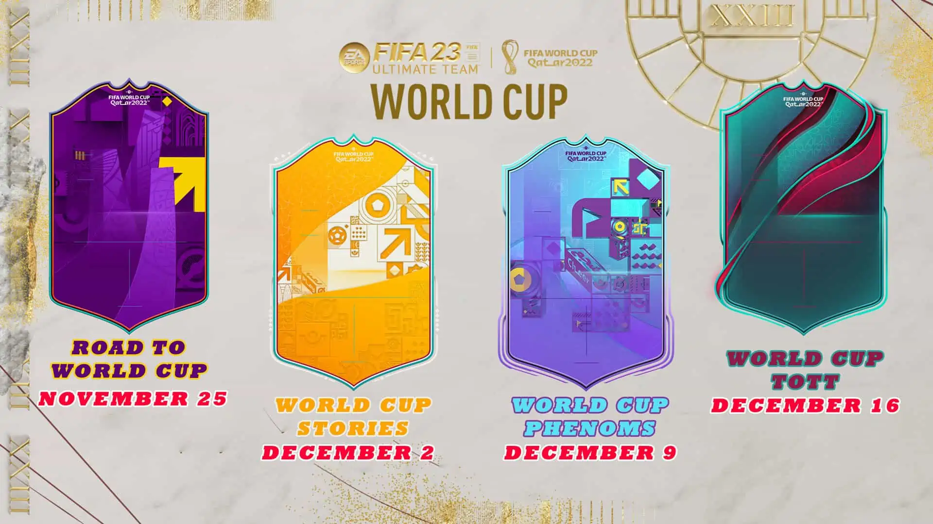 FIFA 23 WORLD CUP SCHEDULE
