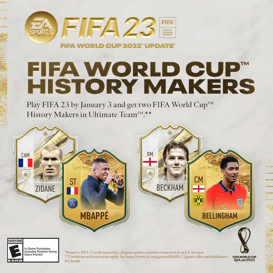 History Makers Fifa 23 FIFA 23 How to Get a World Cup History Maker Player Upgradable for free | FifaUltimateTeam.it - UK