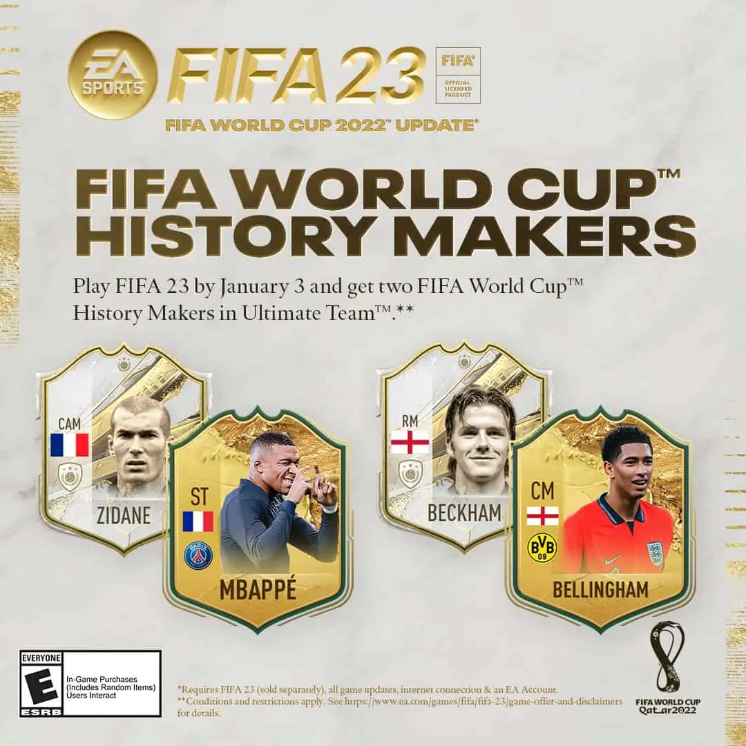 History Maker reward