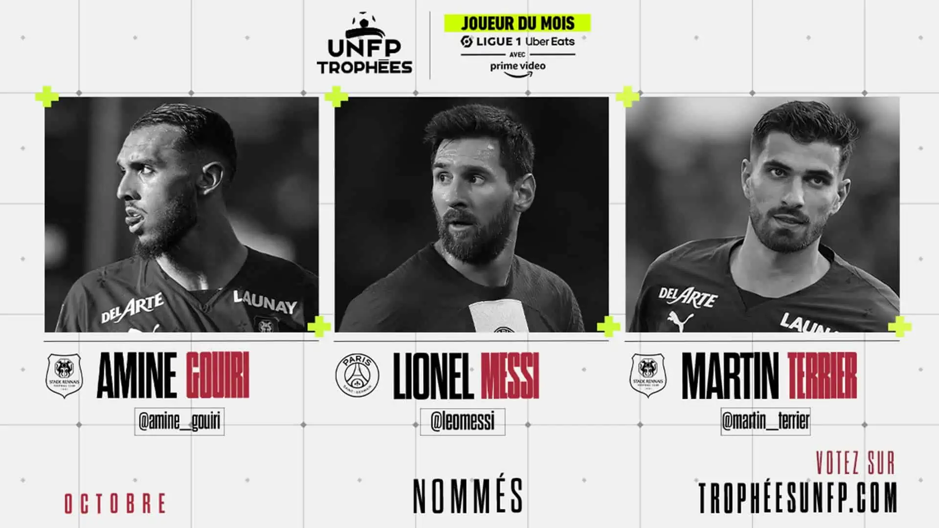 FIFA 23 POTM Ocotber LIGUE 1 NOMINEES
