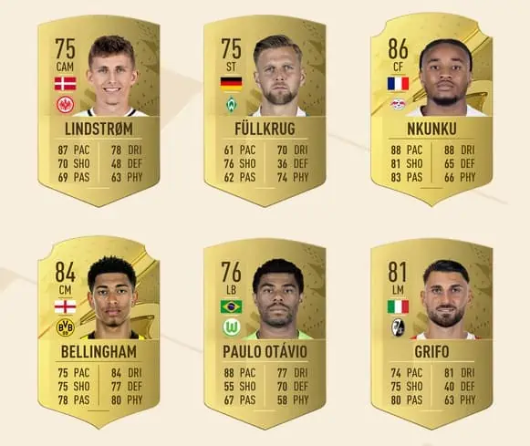 FIFA 23 Nominees potm bundesliga october