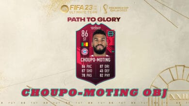 FIFA 23 CHOUPO-MOTING PATH TO GLORY OBJECTIVES