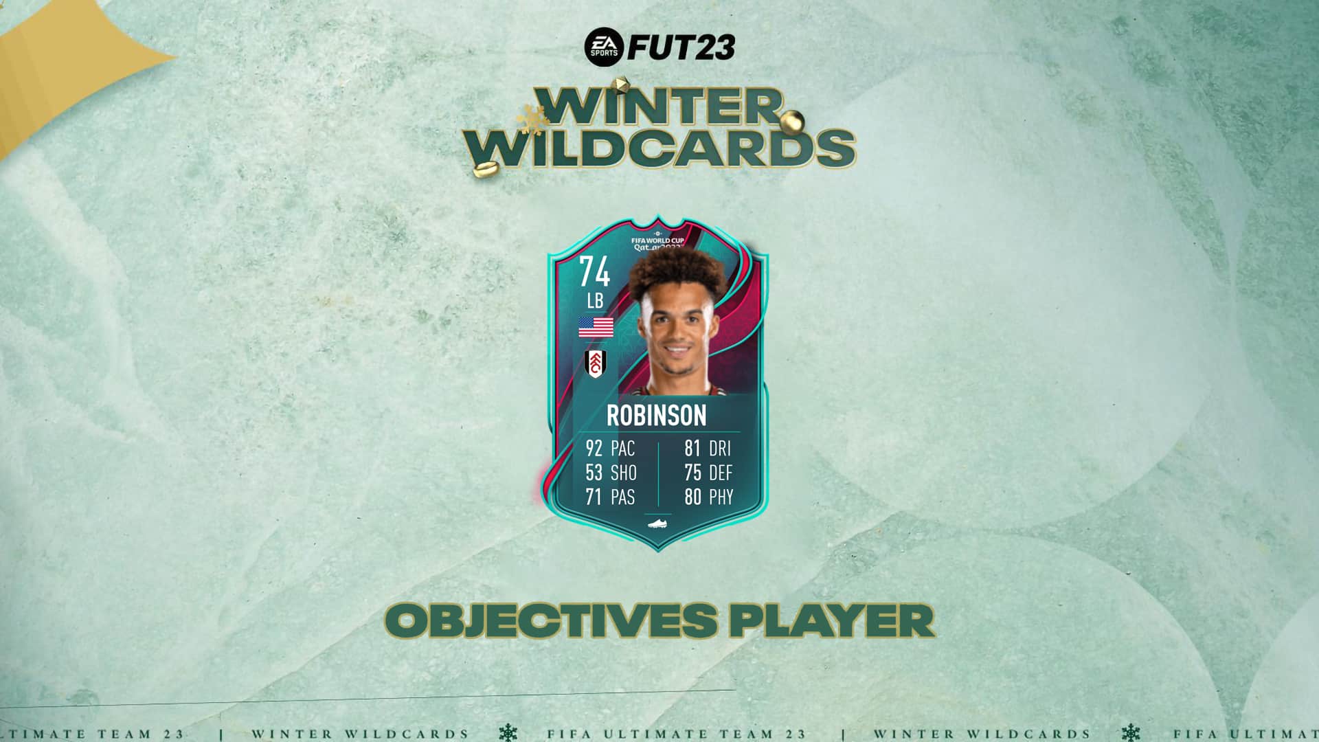 FIFA 23 Antonee Robinson TOTT Silver Stars Objectives and Furlan Token