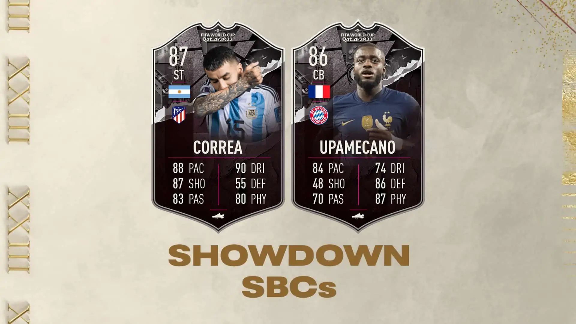 FIFA 23 SBC CORREA AND UPAMECANO SHOWDOWN