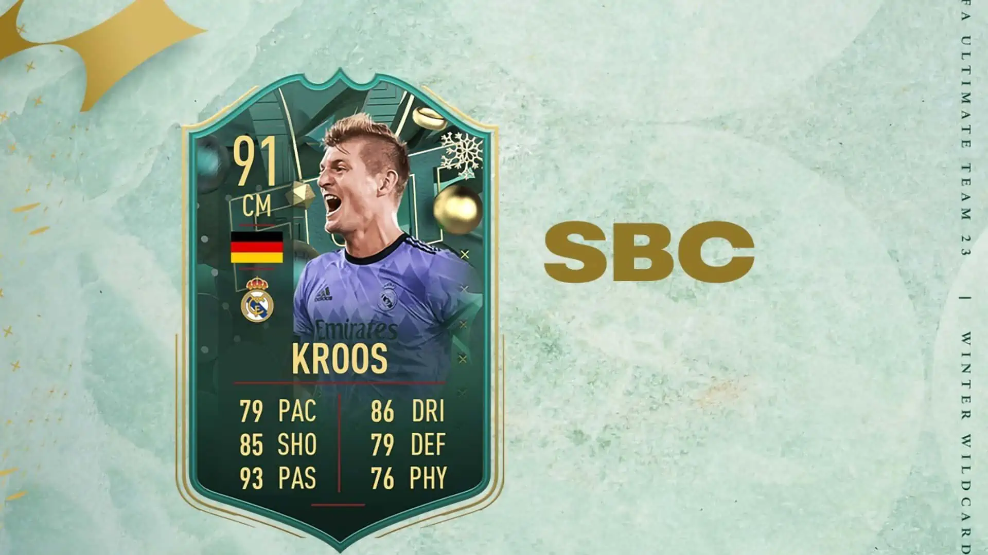 FIFA 23 SBC KROOS WINTER WILDCARDS