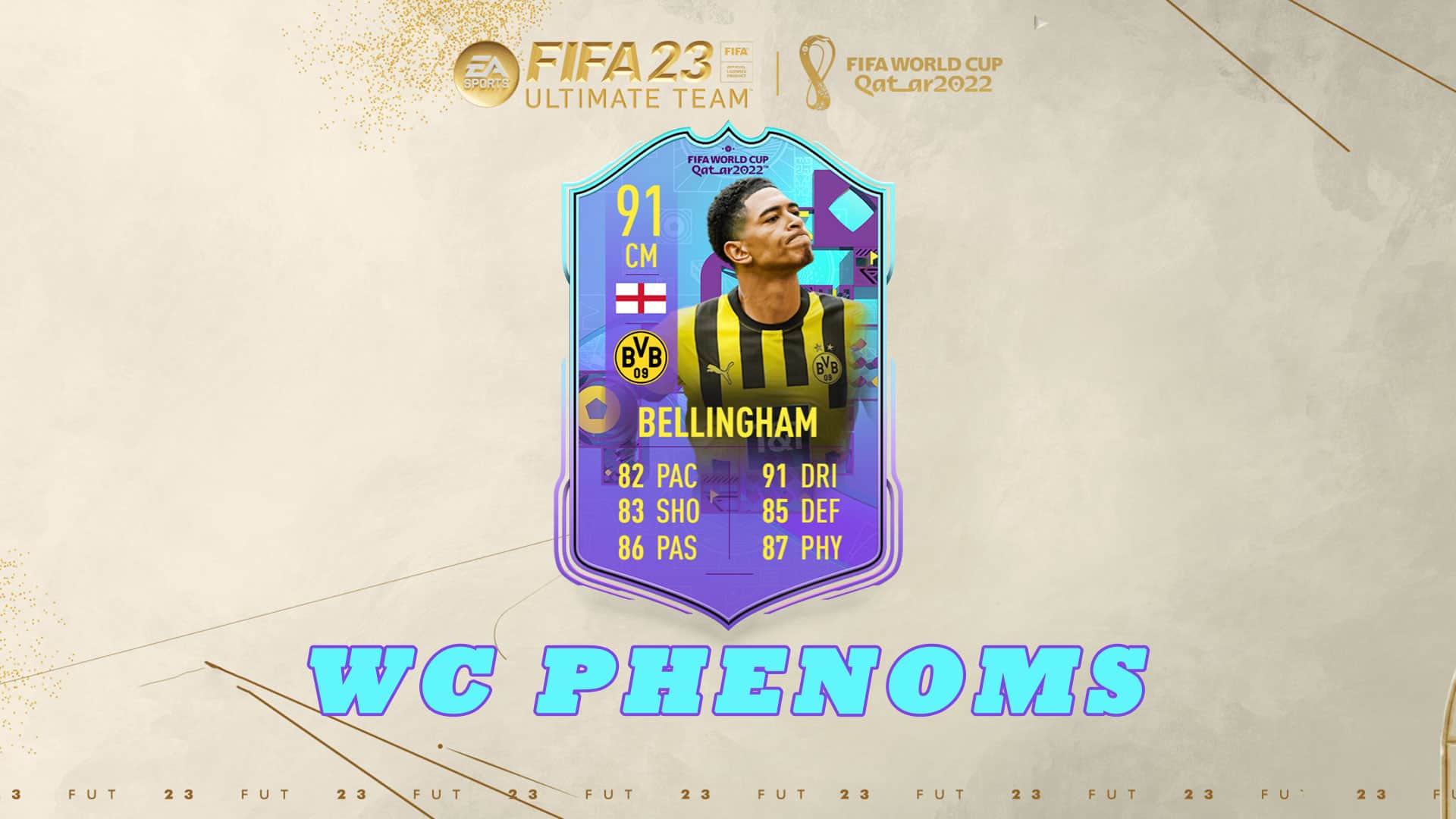 FIFA 23 leaks hint at Bellingham and Militao coming to FUT World Cup  Phenoms promo