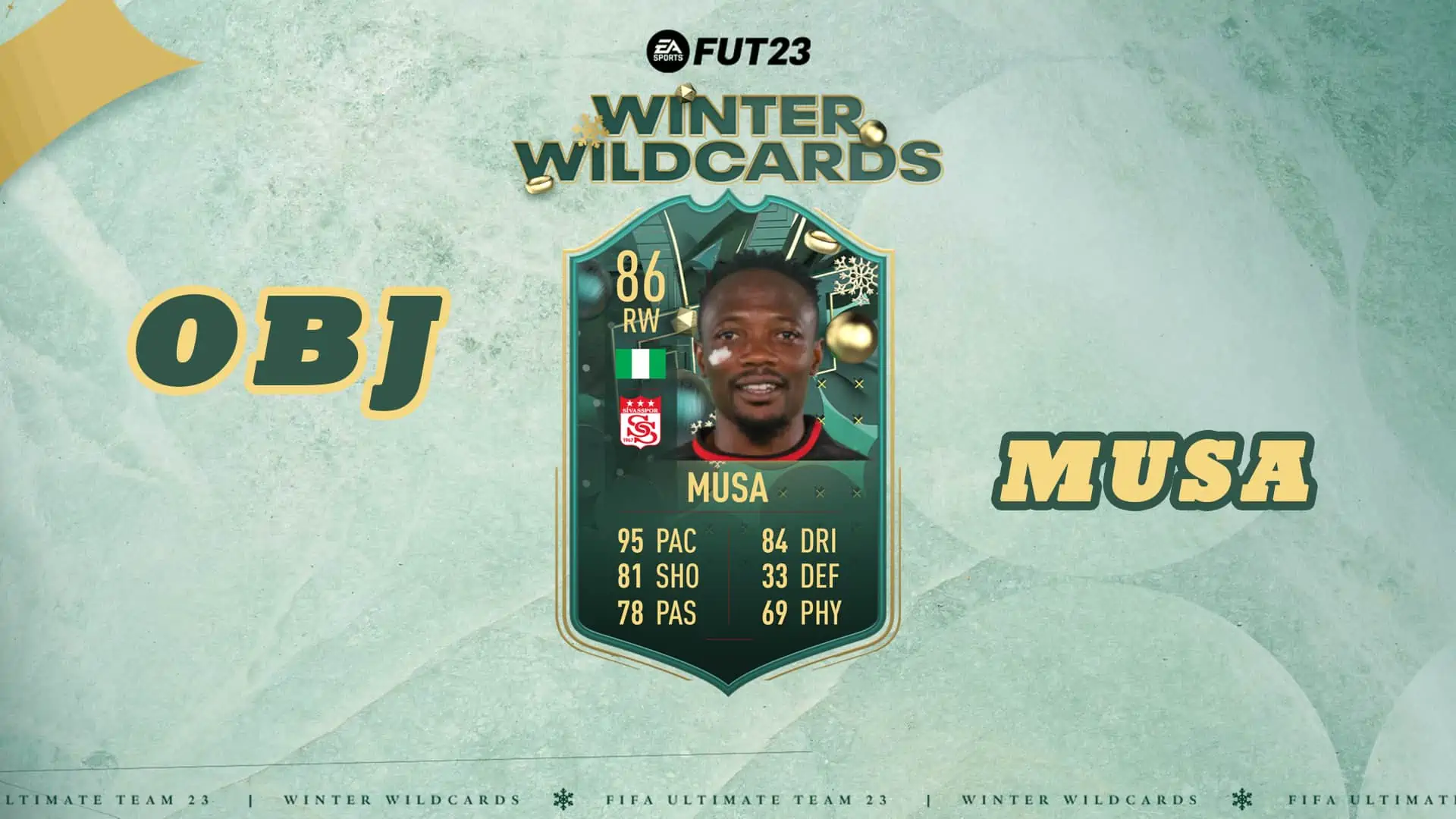 FIFA 23 MUSA WINTER WILDCARDS OBJECTIVES