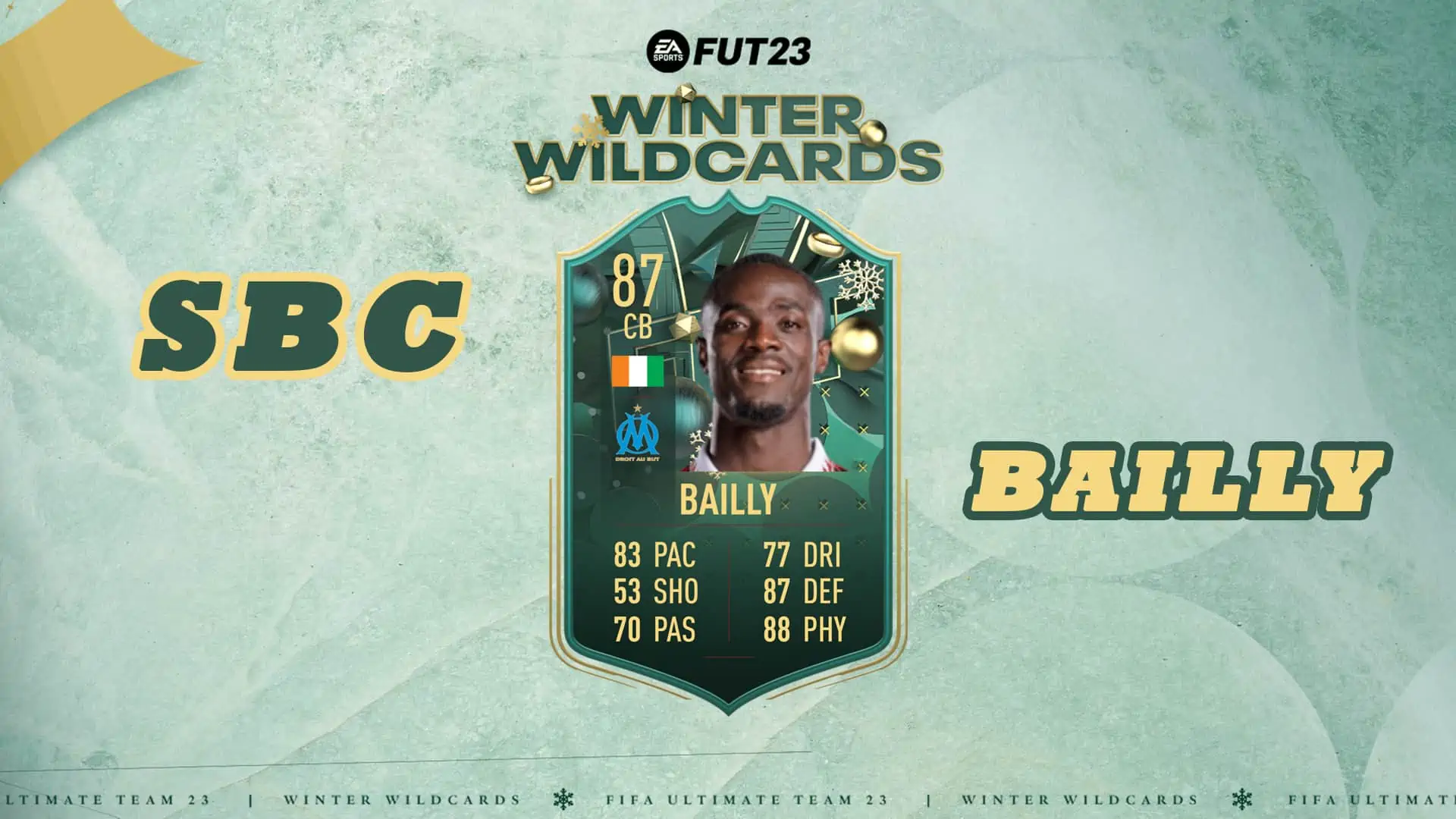 FIFA 23 SBC BAILLY WINTER WILDCARDS