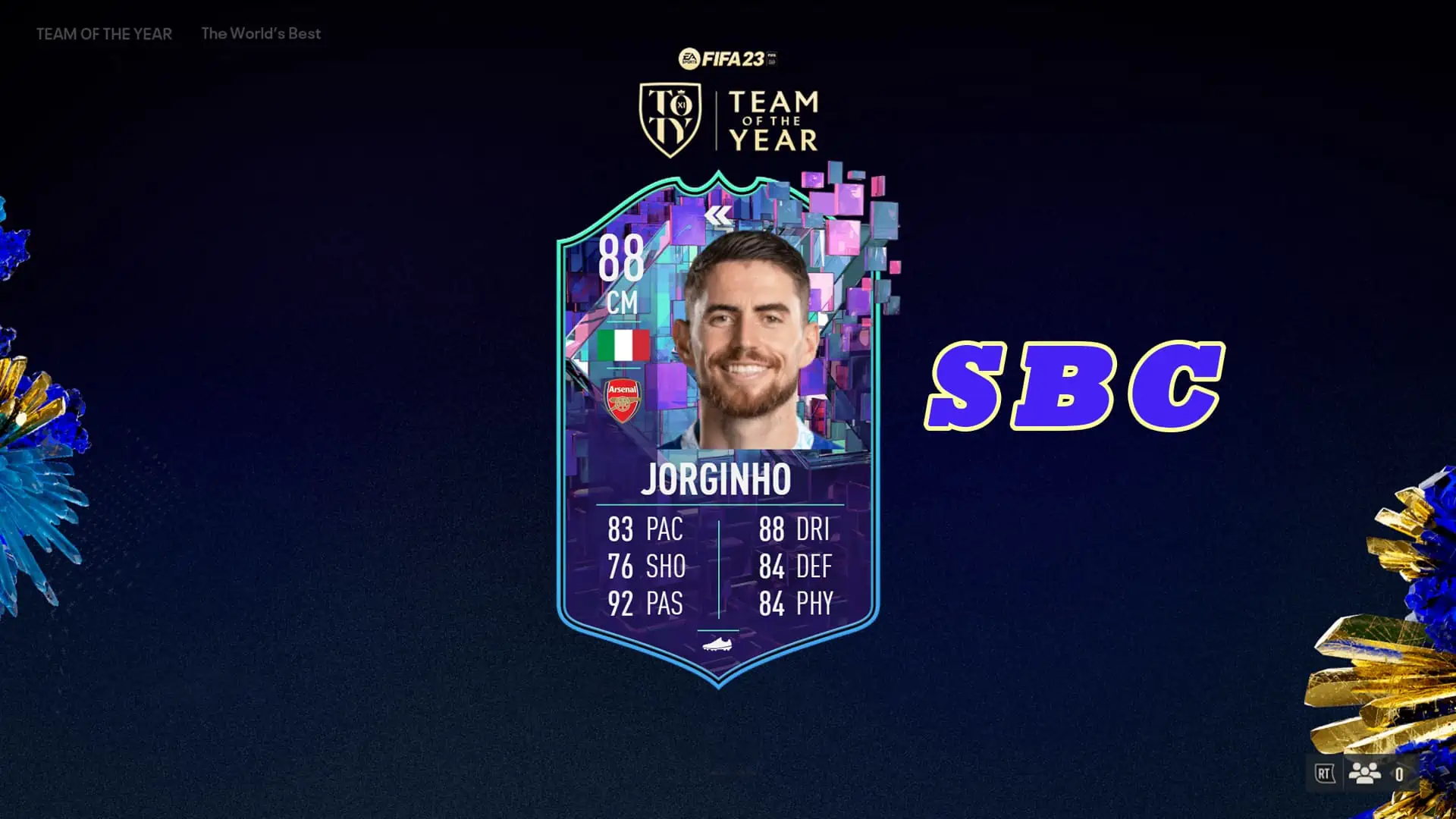 FIFA 23 SBC JORGINHO FLASHBACK TOTY