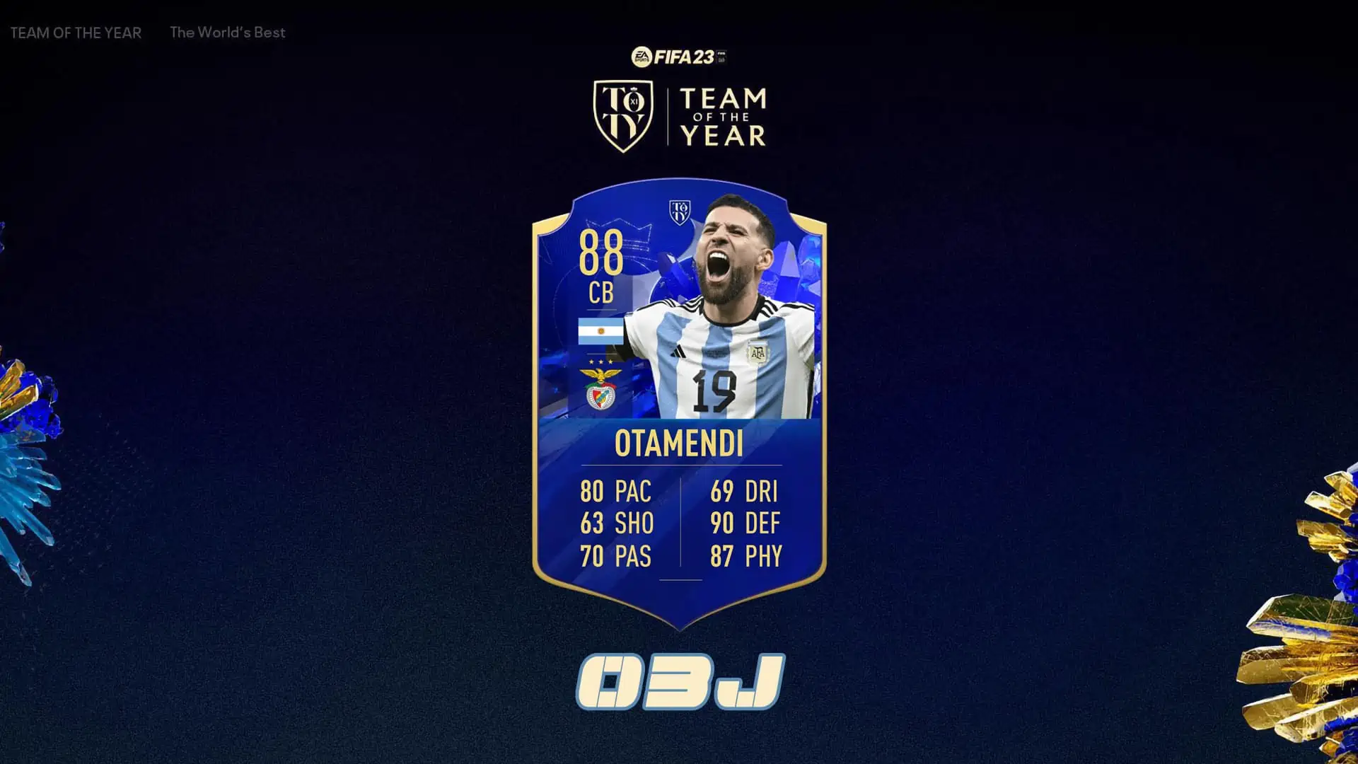 FIFA 23 OTAMENDI TOTY HONOURABLE MENTIONS OBJECTIVES
