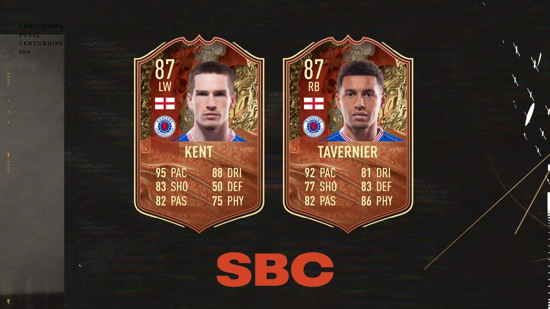 FIFA 23 SBC TAVERNIER AND KENT CENTURIONS