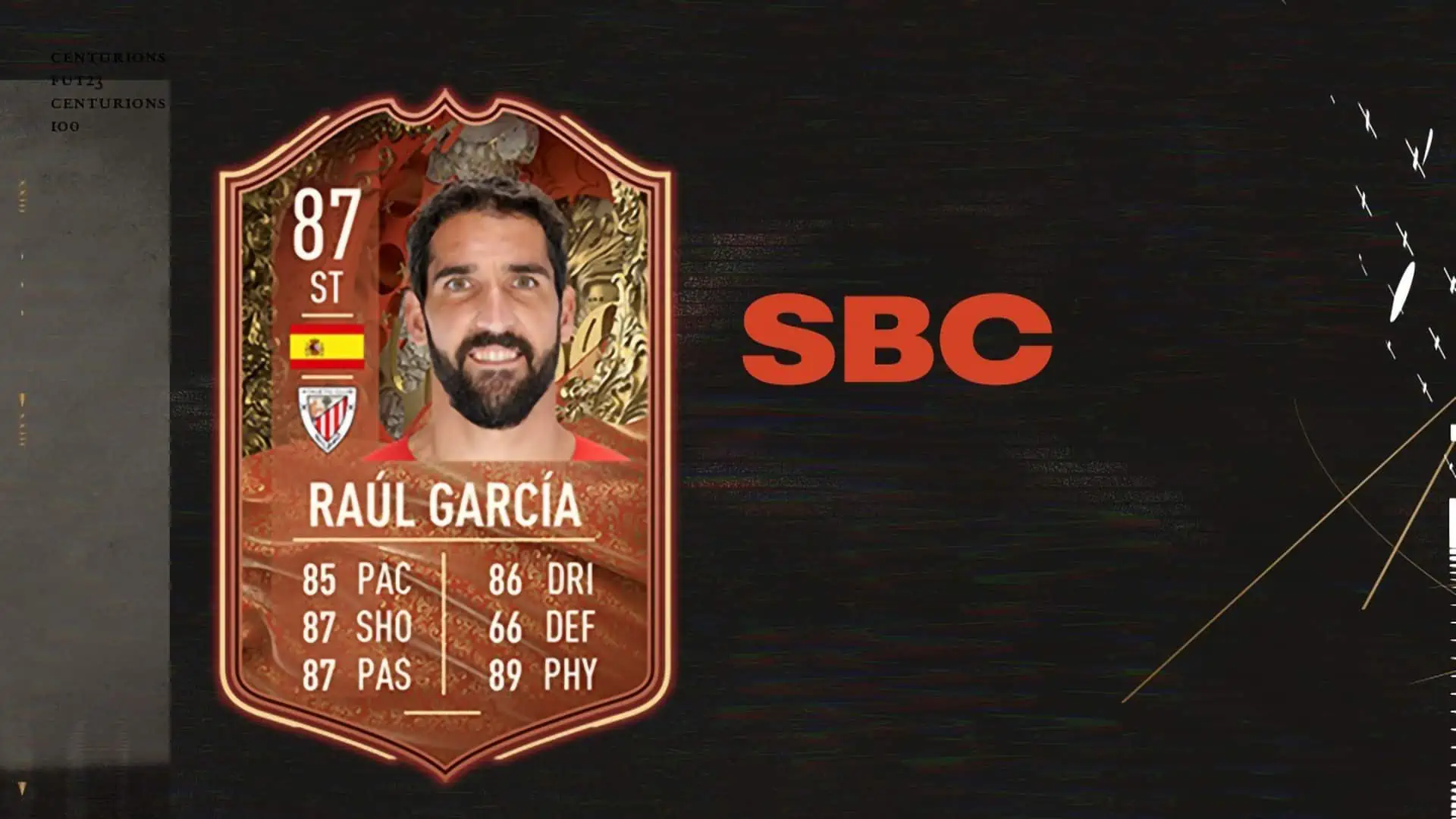FIFA 23 SBC RAUL GARCIA CENTURIONS