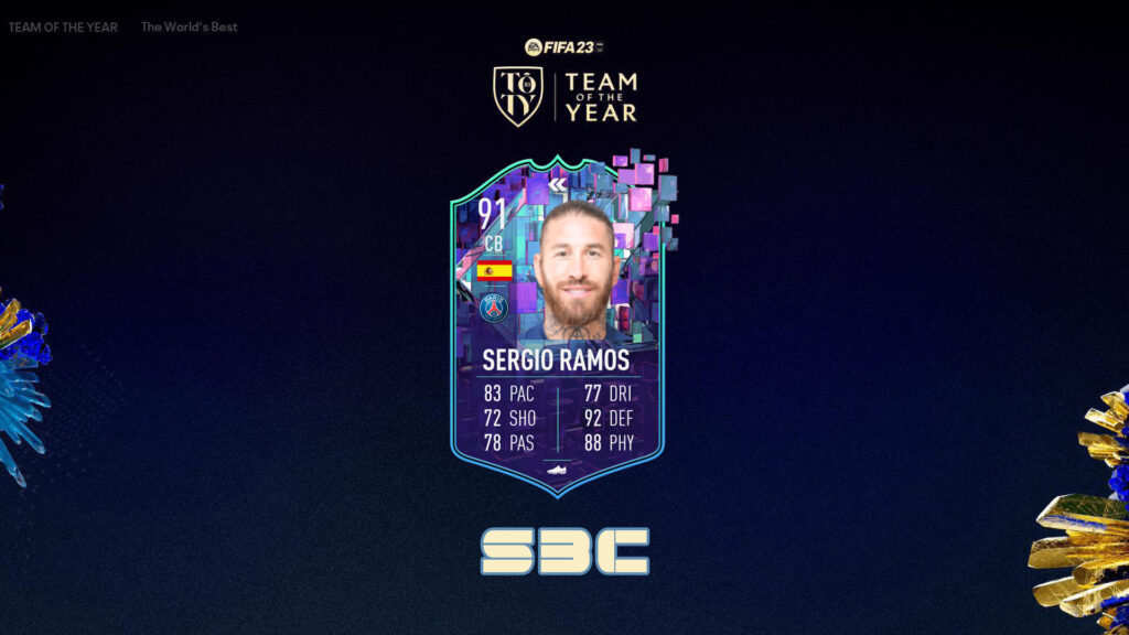 FIFA 23 SBC Sergio Ramos Flashback TOTY Cheapest Solutions and Review