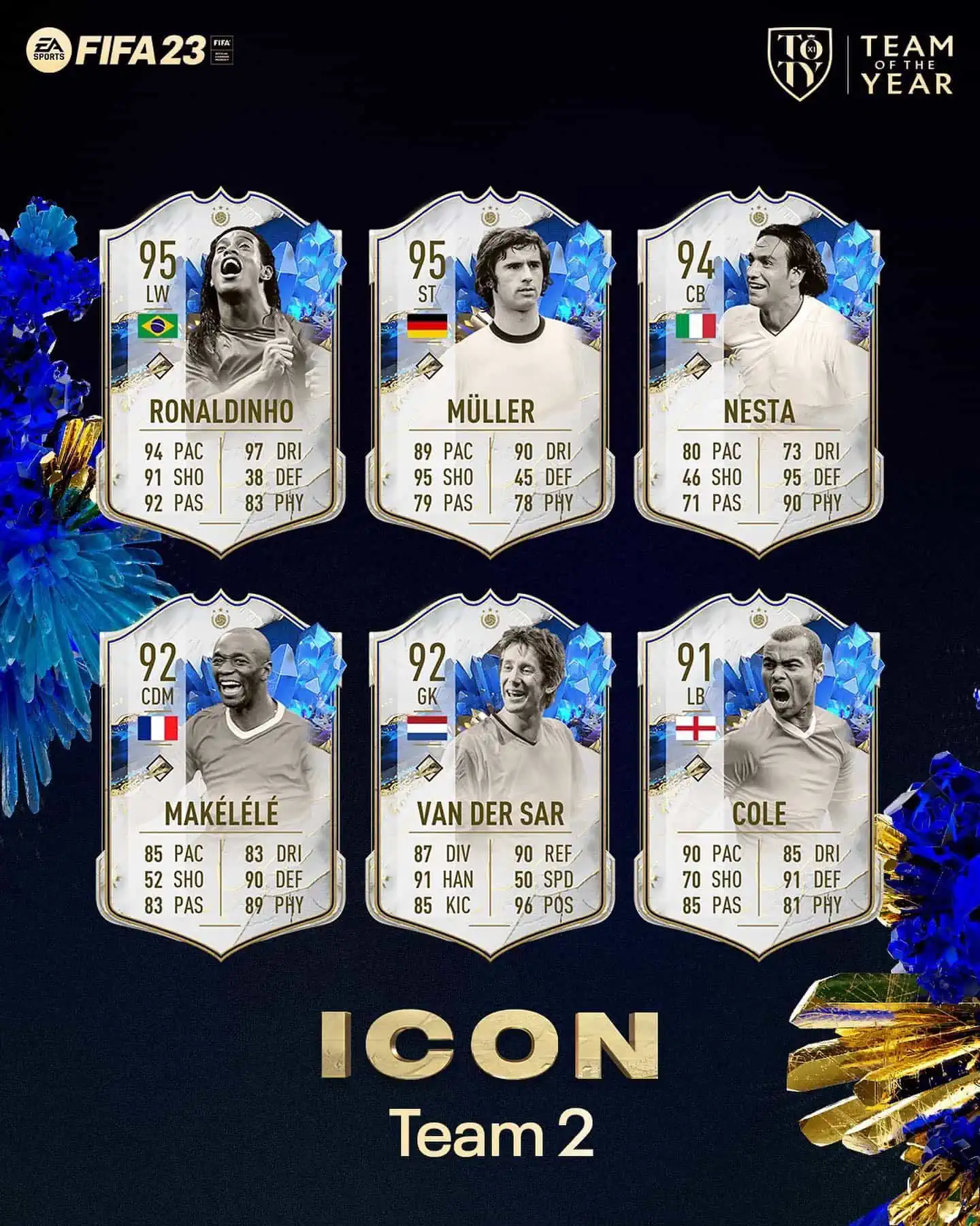 TOTY ICONS TEAM 2
