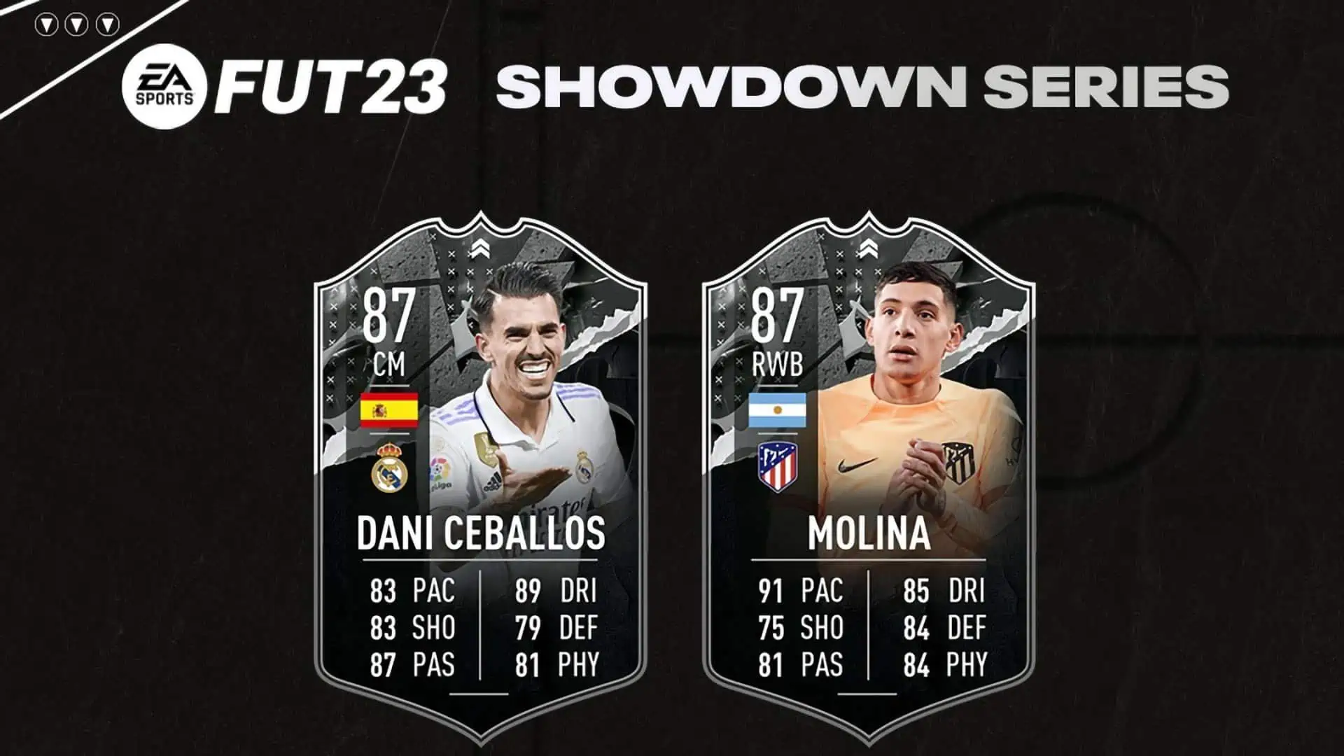 FIFA 23 SBC CEBALLOS VS MOLINA SHOWDOWN