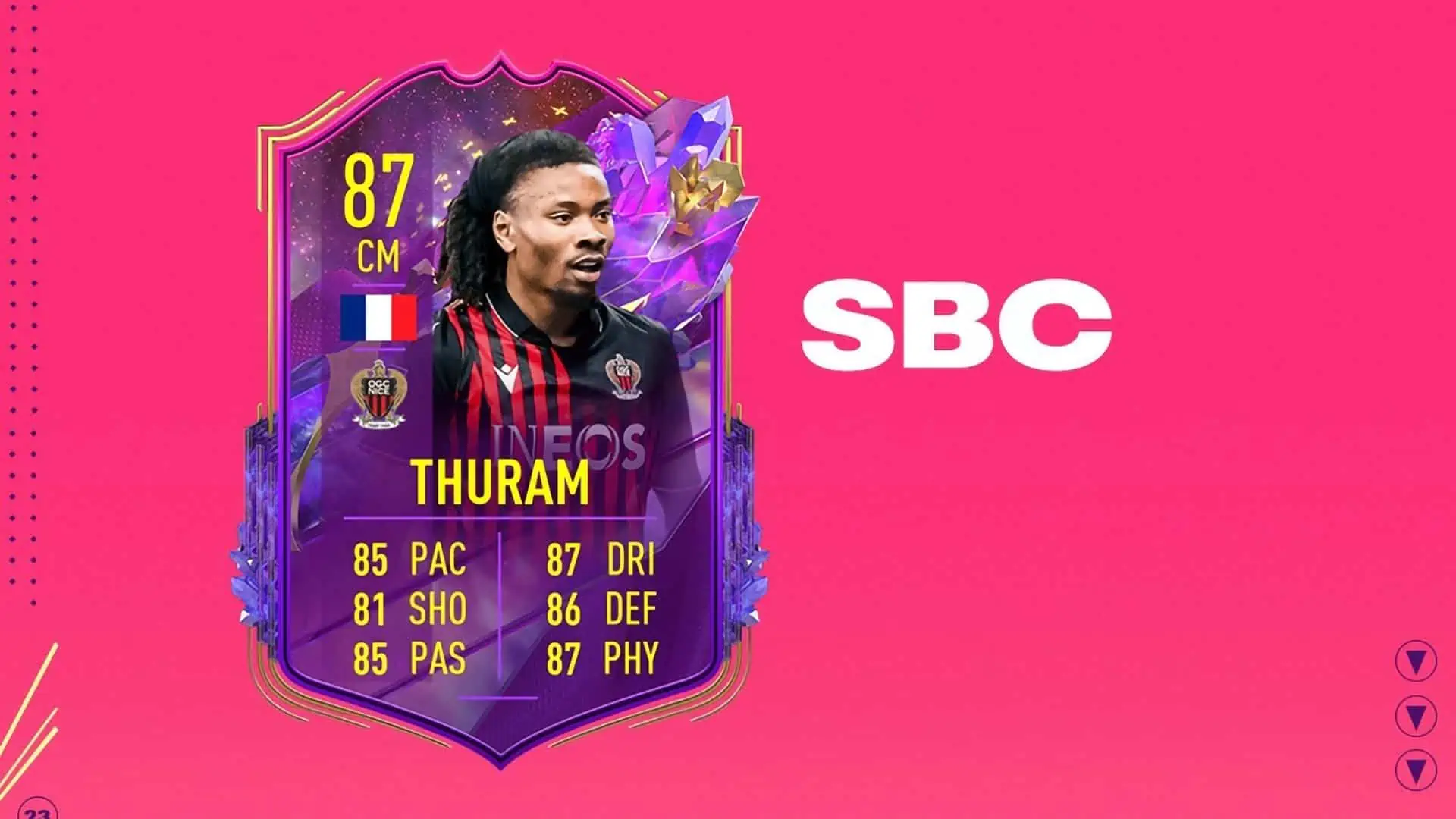 FIFA 23 SBC THURAM FUTURE STARS