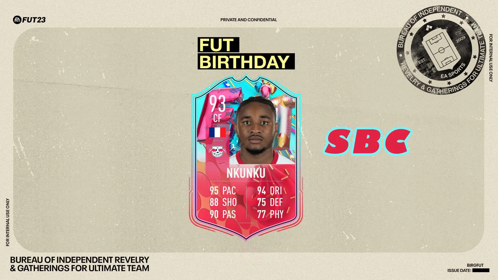 FIFA 23 SBC NKUNKU FUT BIRTHDAY