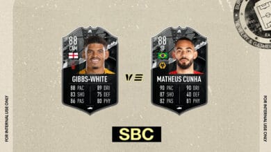 FIFA 23 SBC GIBBS-WHITE VS CUNHA SHOWDOWN