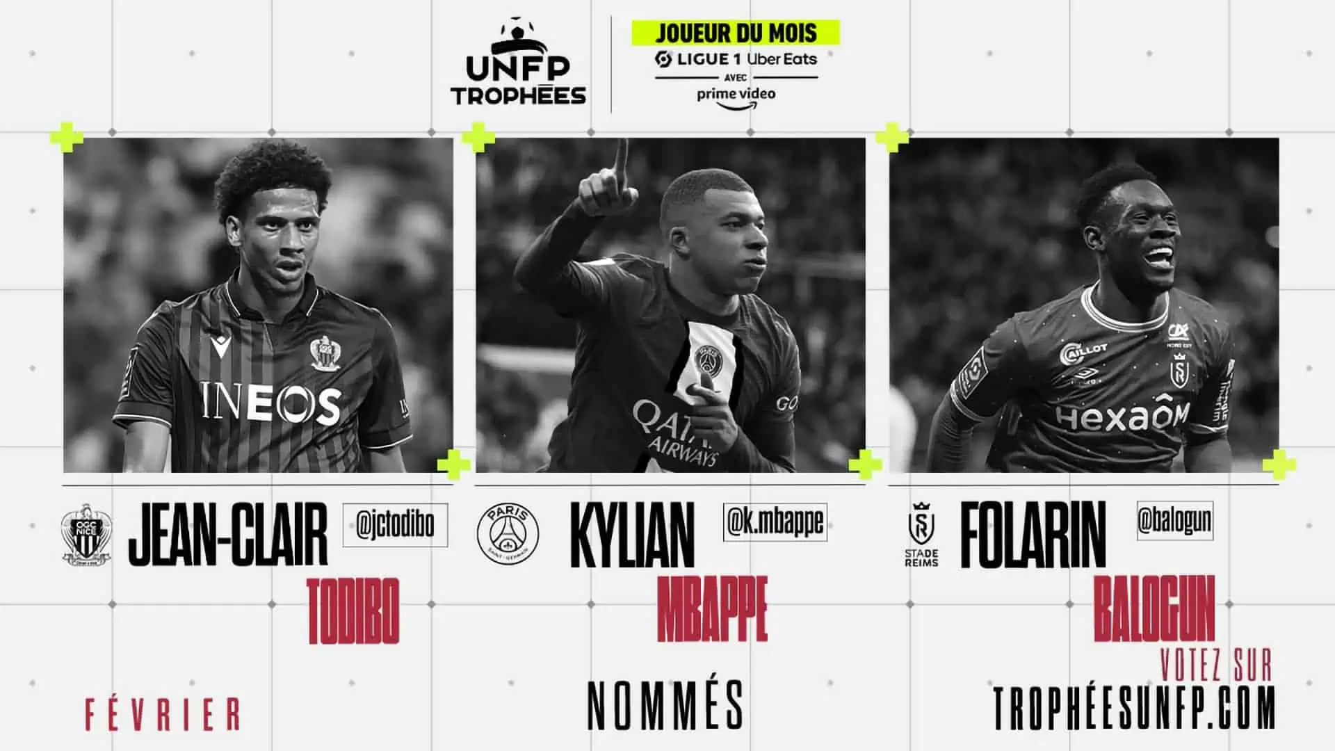 FIFA 23 POTM LIGUE 1 FEBRUARY NOMINEES