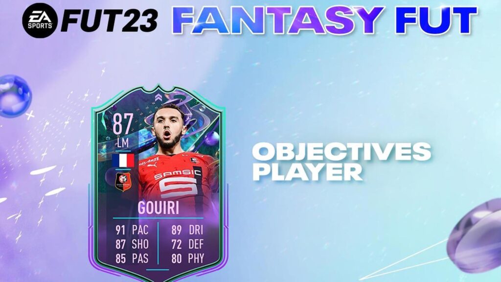 FIFA 23 Amine Gouiri Fantasy FUT Objectives Best Team to Complete it