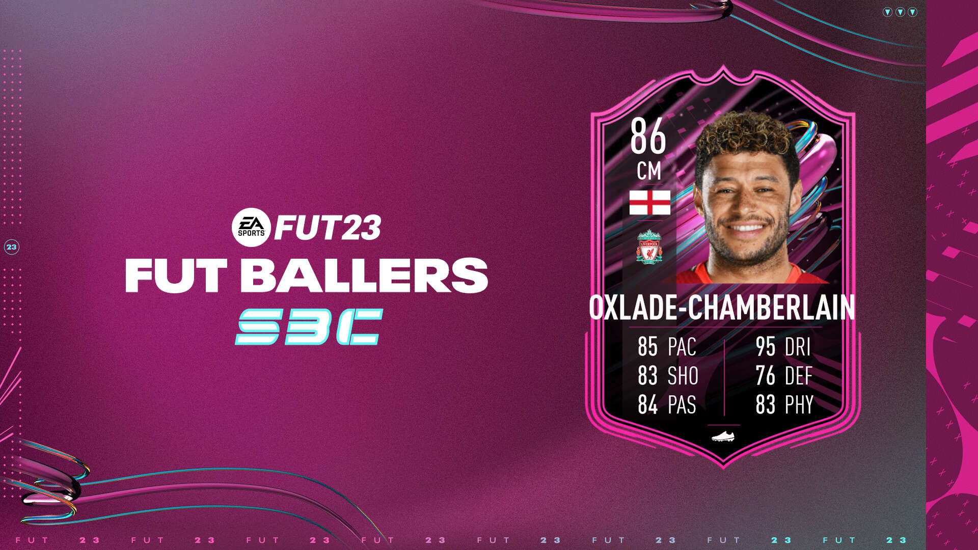 FIFA 23 SBC Alex Oxlade-Chamberlain FUT Ballers with Play To Style