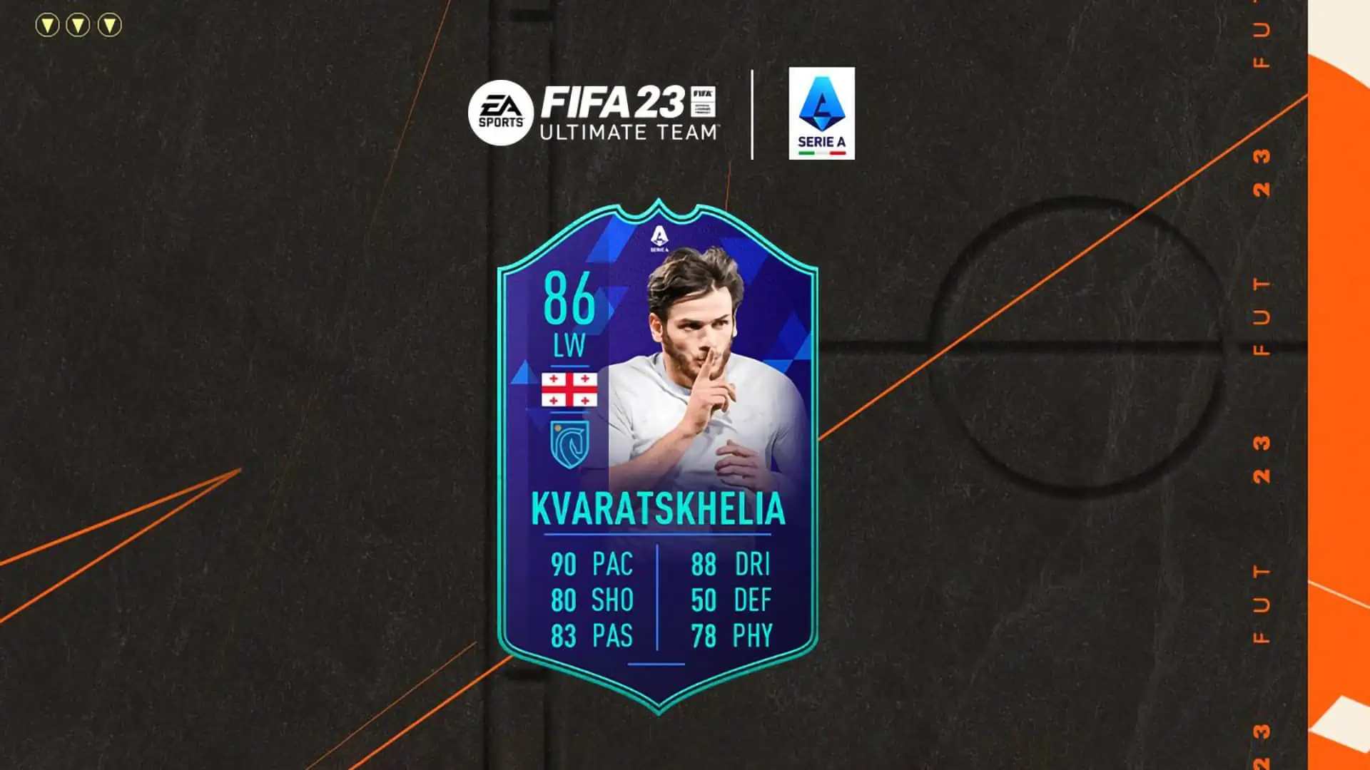 FIFA 23 SBC KVARATSKHELIA POTM FEBRUARY SERIE A