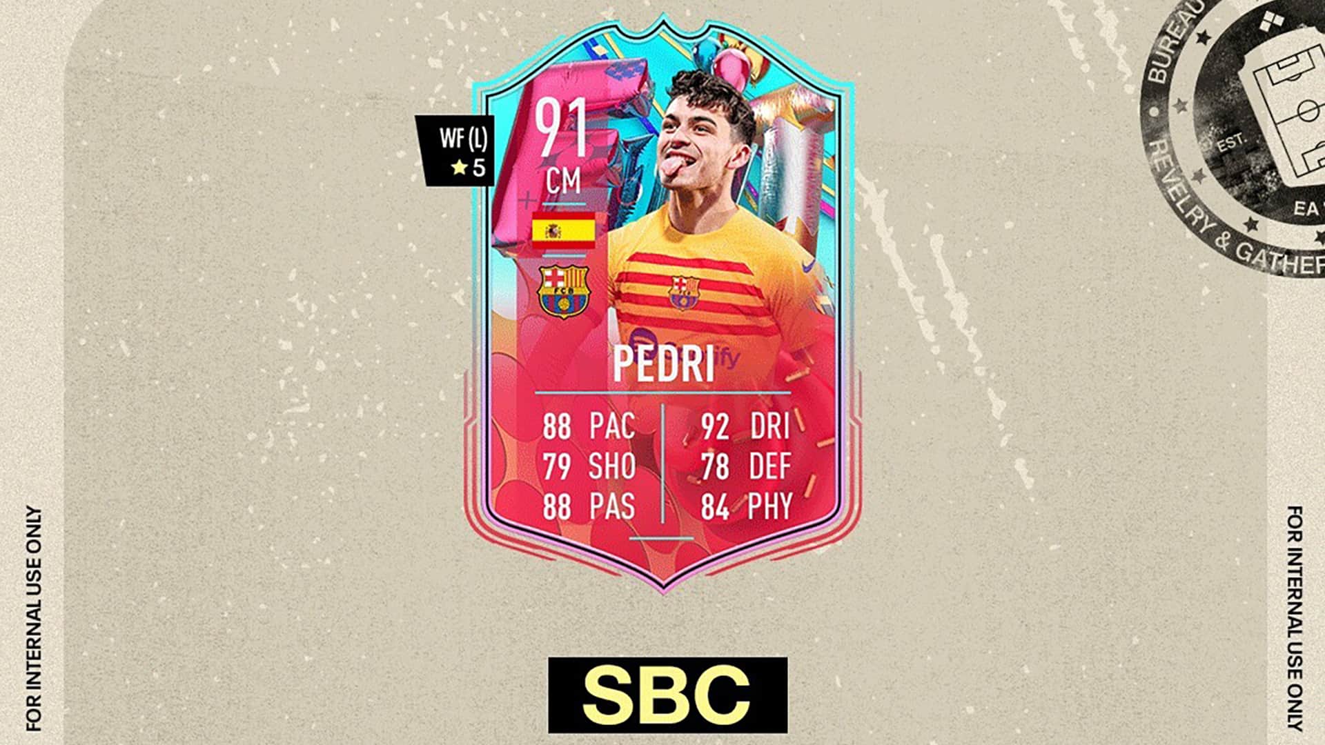 FIFA 23 SBC Pedri FUT Birthday Cheapest Solutions and Review