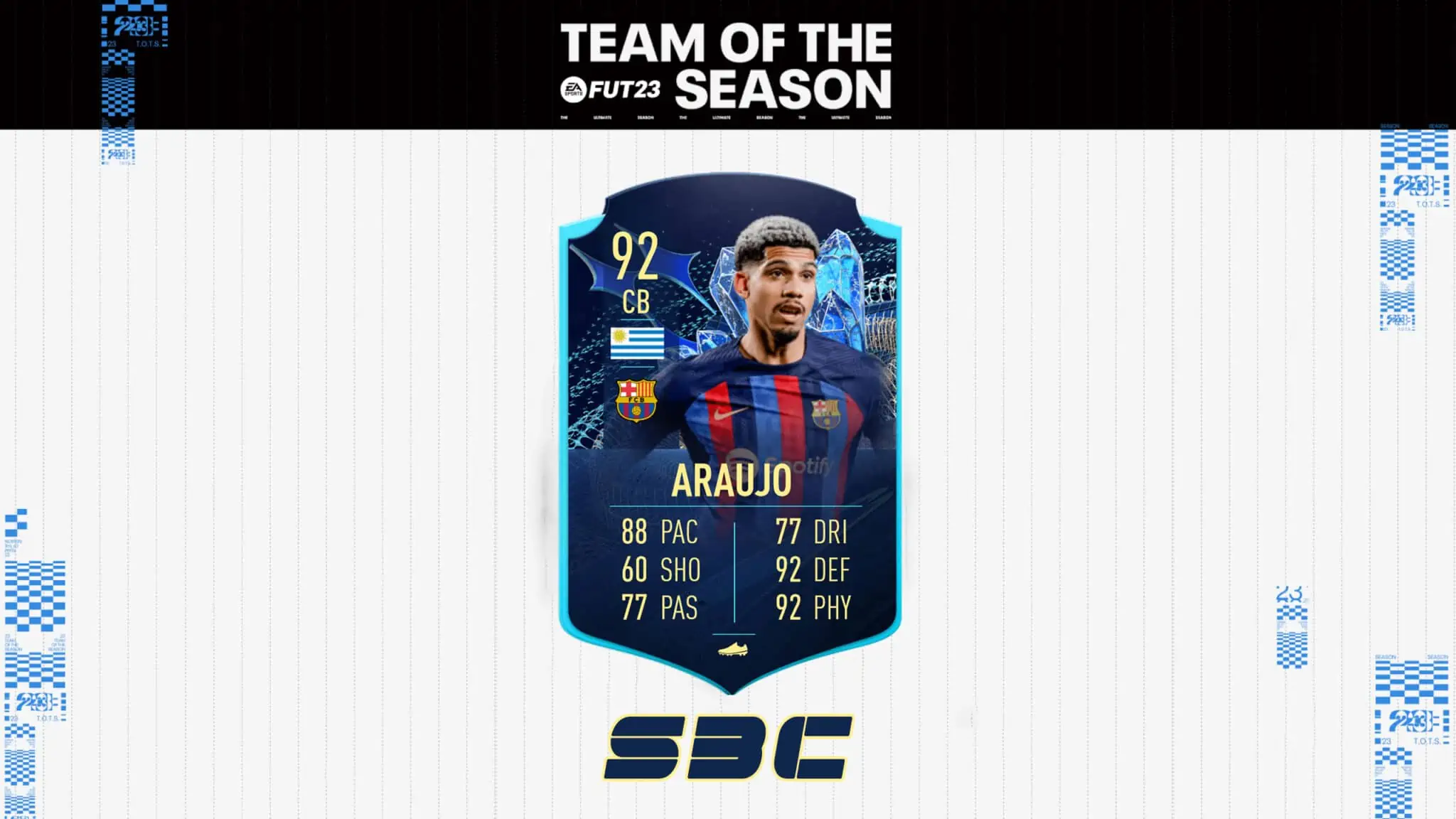 FIFA 23 SBC ARAUJO TOTS MOMENTS