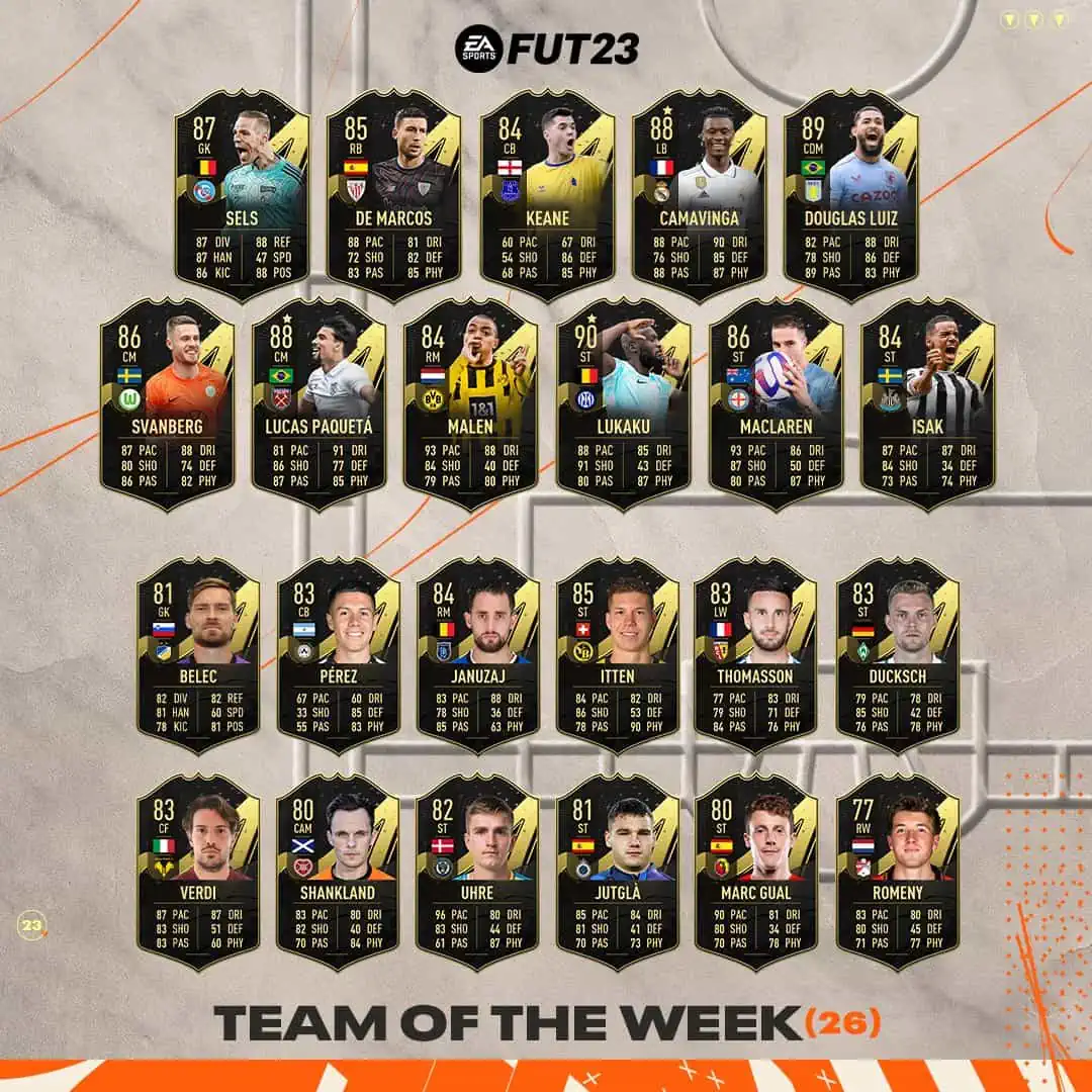 TOTW 26