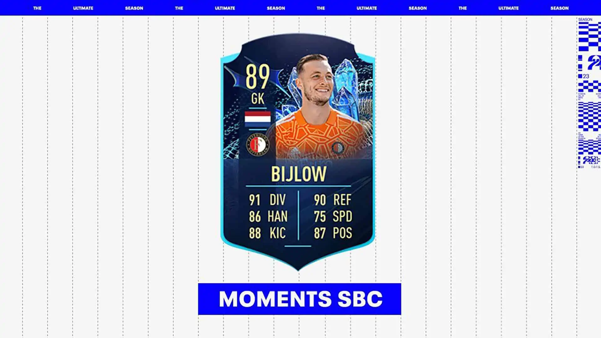 FIFA 23 SBC BIJLOW TOTS MOMENTS