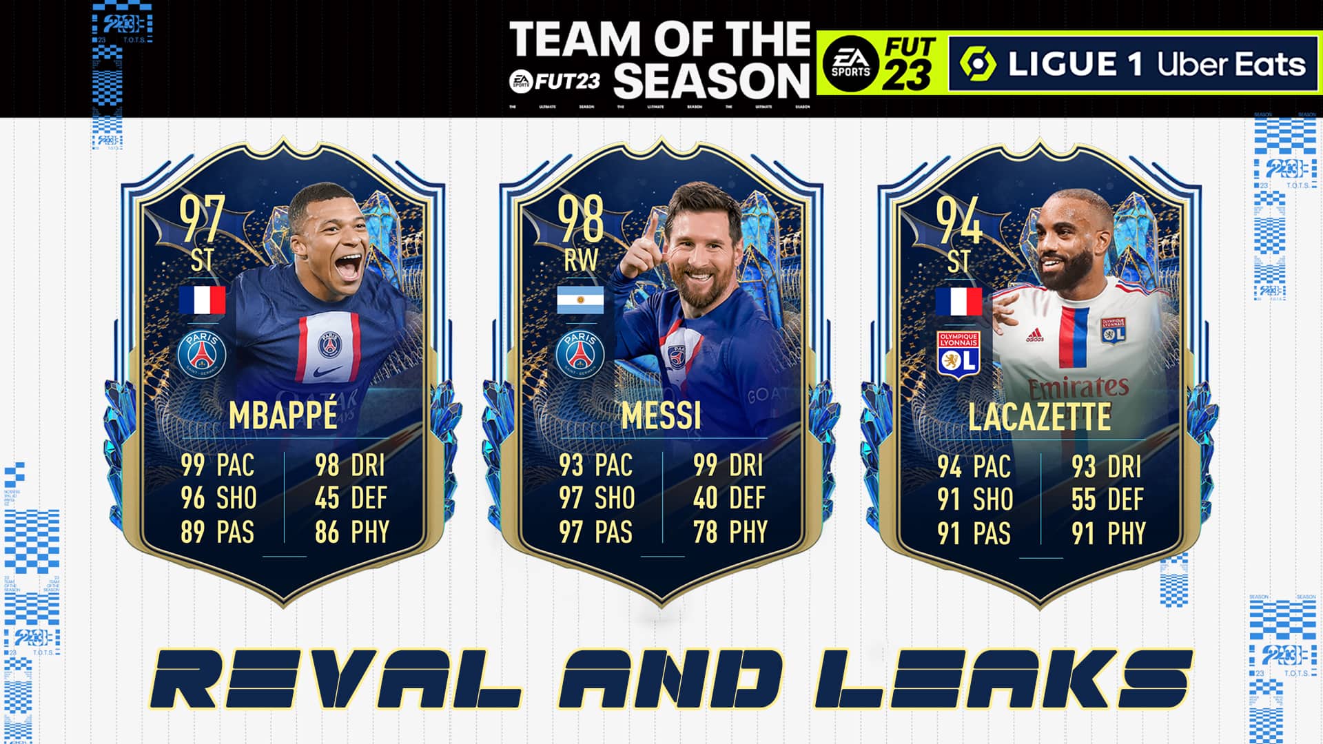 FIFA 22 Ligue 1 TOTS revealed: Messi, Mbappe, Ben Yedder, more