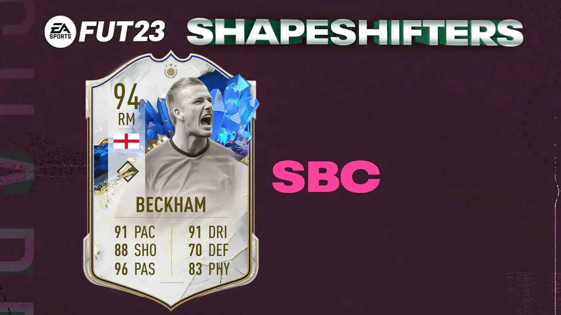 FIFA 23 SBC BECKHAM TOTY ICON
