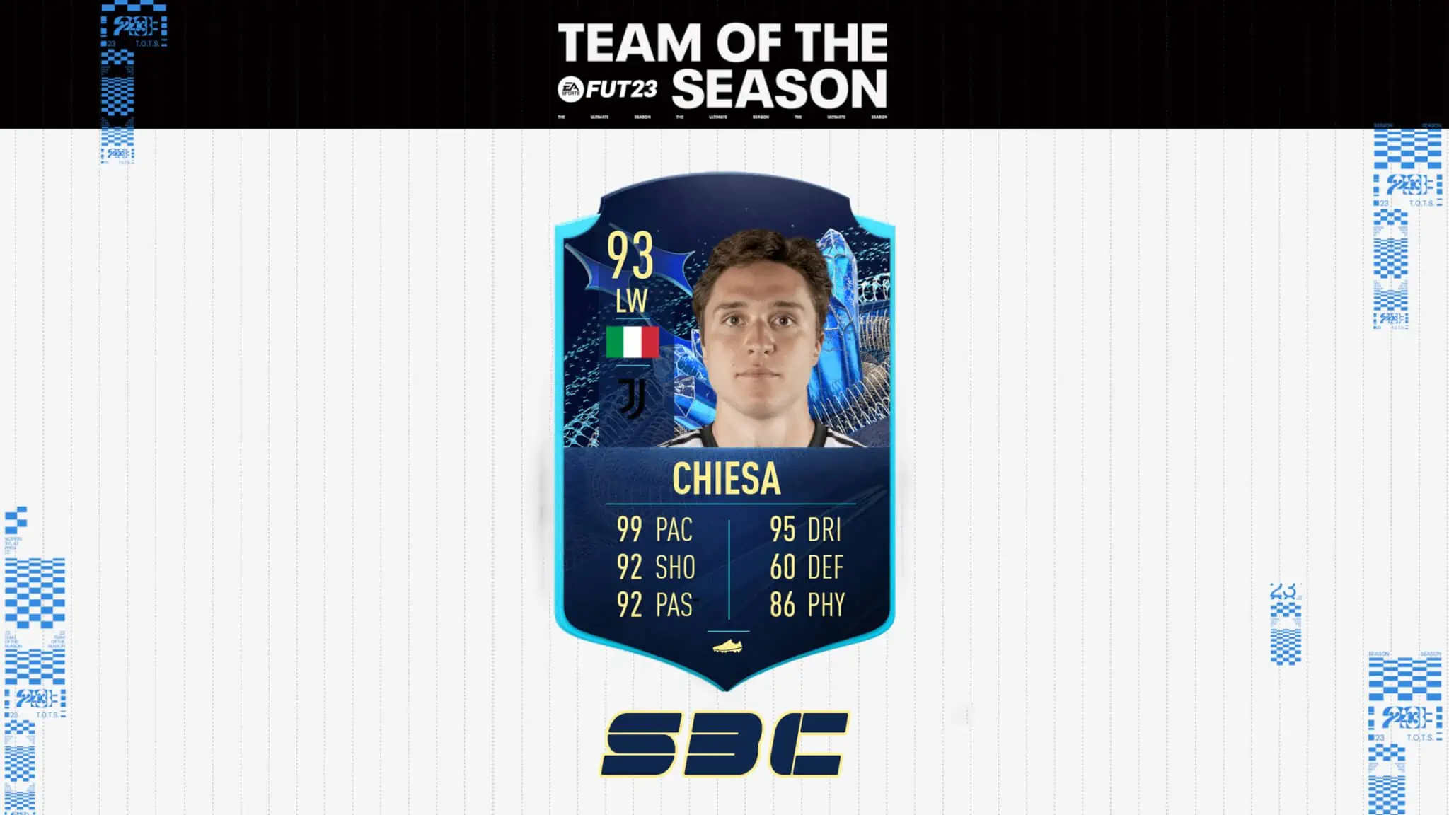 FIFA 23 SBC CHIESA TOTS MOMENTS