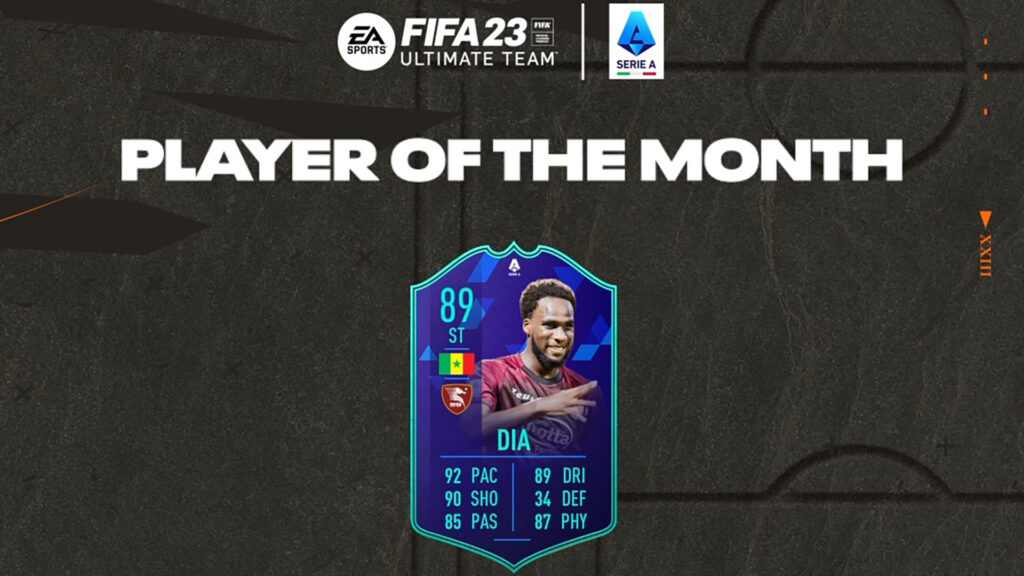 FIFA 23 SBC DIA POTM SERIE A