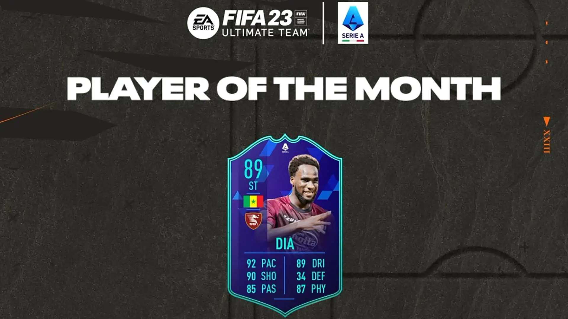 FIFA 23 SBC DIA POTM SERIE A
