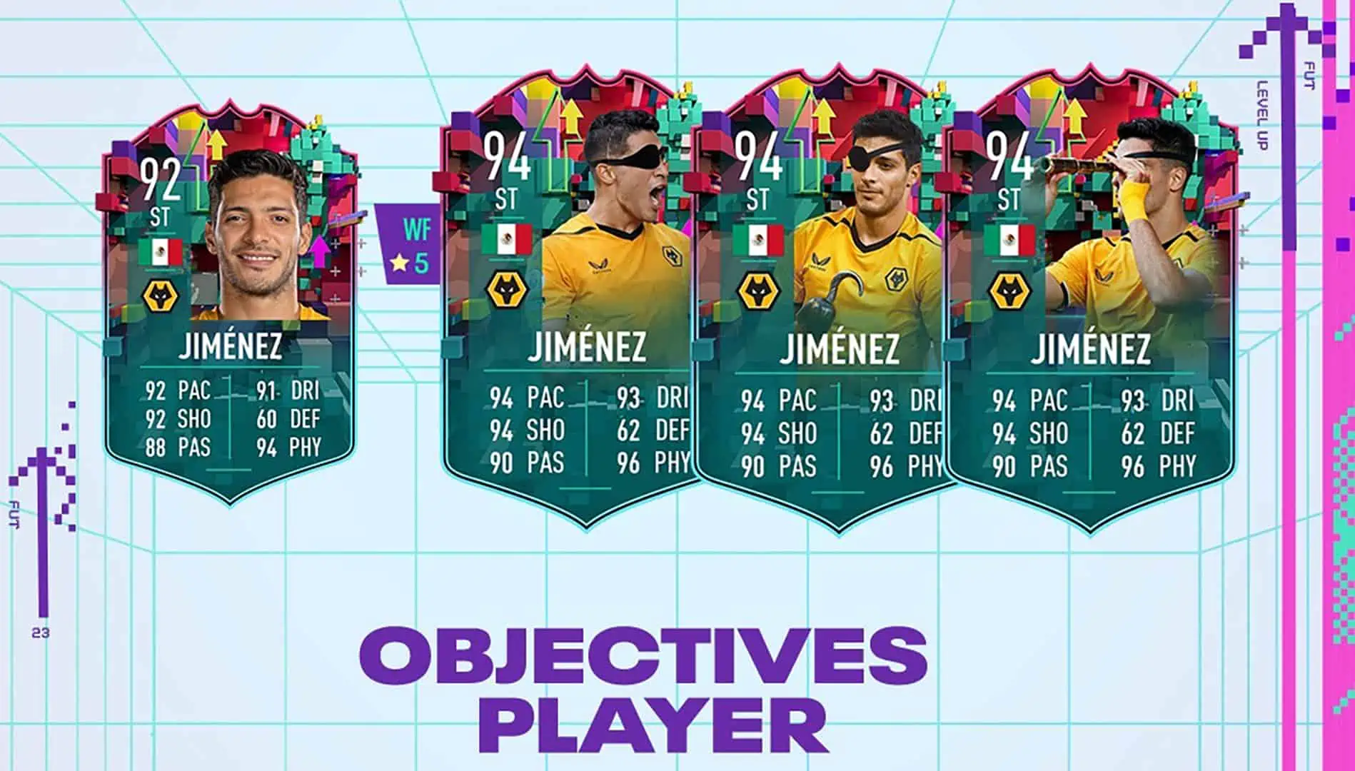 FIFA 23 RAUL JIMENEZ LEVEL UP OBJ