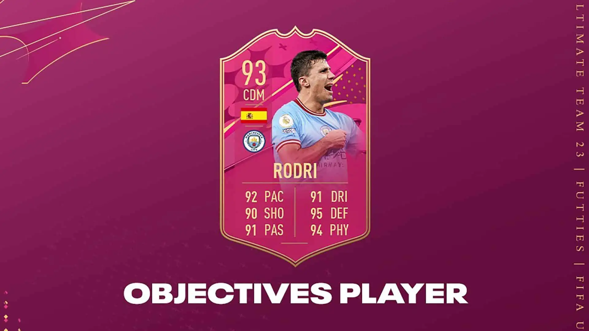 FIFA 23 RODRI FUTTIES OBJ