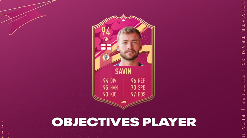 FIFA 23 Toby Savin FUTTIES Objectives FifaUltimateTeam.it UK