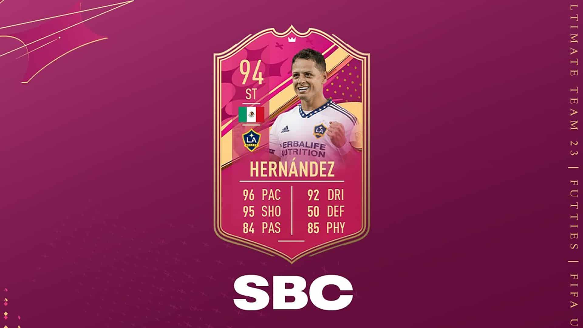 FIFA 23 SBC Javier Hernandez FUTTIES Premium Cheapest Solution gotonysmith-bst-hi-res-stock-photography-and-images-alamy