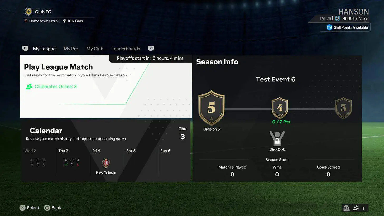 Clubs 1