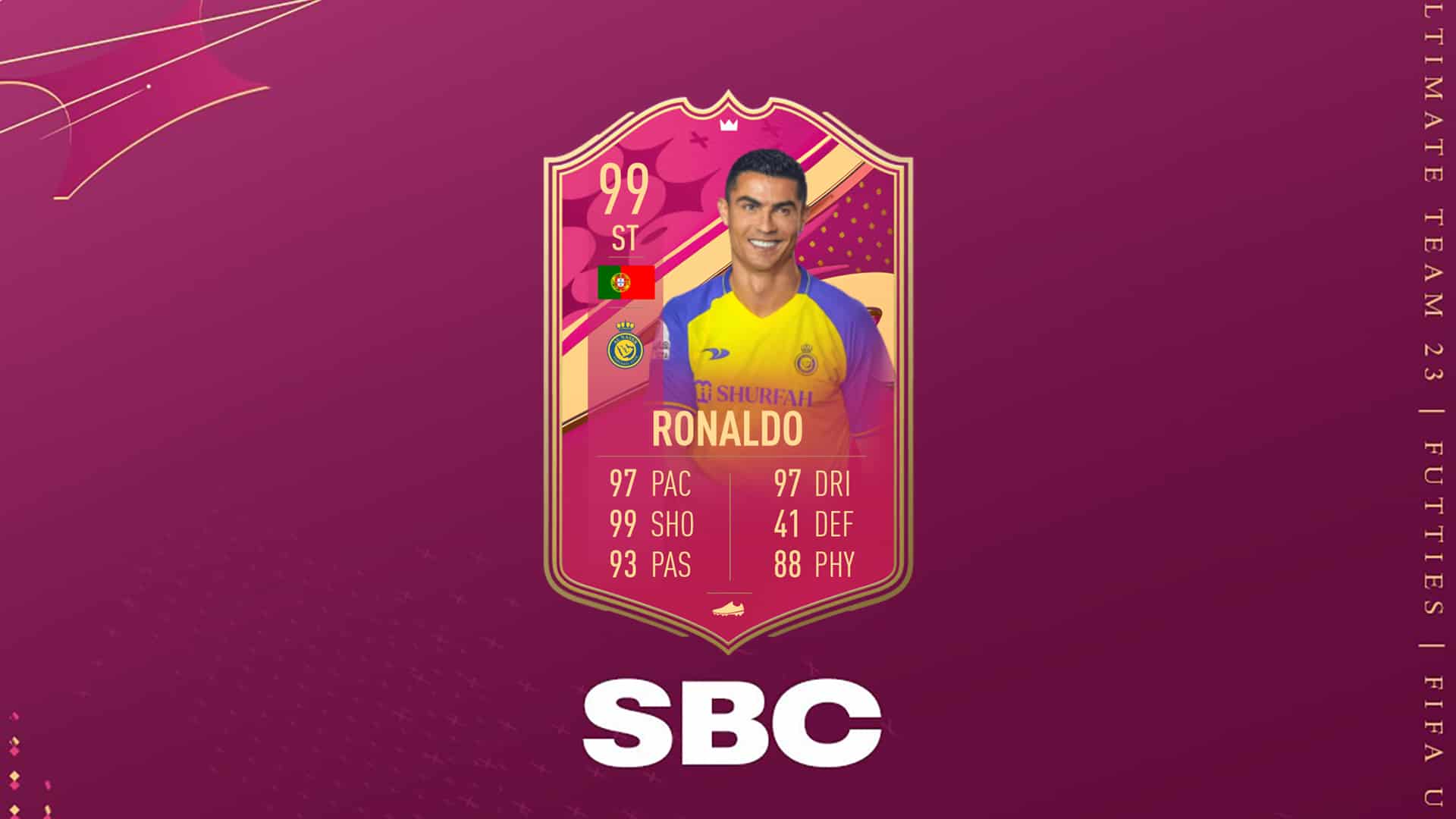 Cristiano Ronaldo Inform FIFA 22 - 93 - Rating and Price