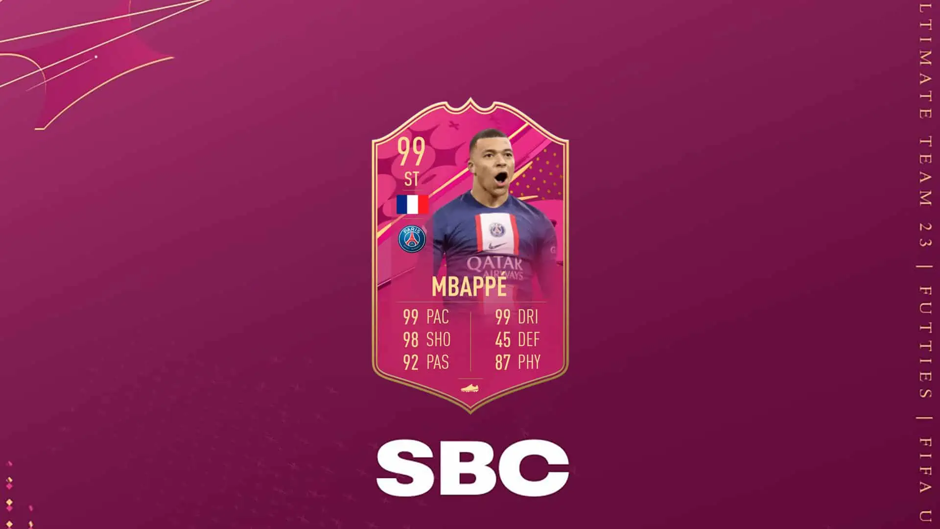 FIFA 23 SBC MBAPPE FUTTIES