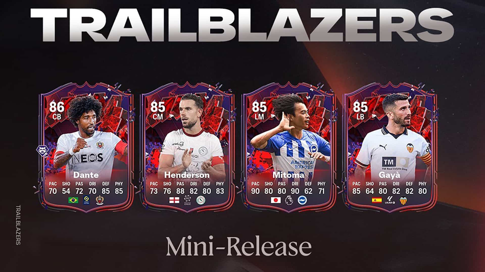 FC 24 Trailblazers Team 1 Mini Release and Leaks FifaUltimateTeam.it UK