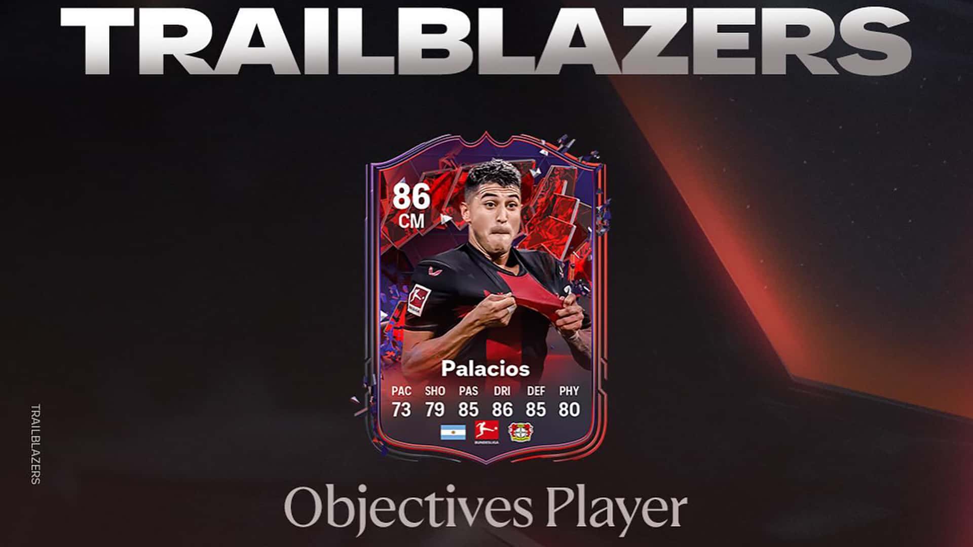 EA FC 24 Exequiel Palacios Trailblazers Objectives FifaUltimateTeam.it UK